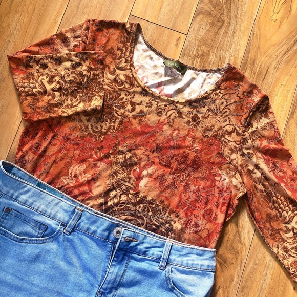 VINTAGE soft 3/4 sleeves top ππππ§‘ Y2K - Picture 2 of 10